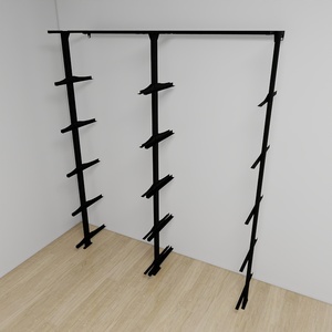 Bảng điều khiển tủ quần áo bằng kim loại mô-đun-đơn vị tổ chức đi bộ có ý thức sinh thái | |-Kệ lưu trữ-Giá lưu trữ - Product Image 5