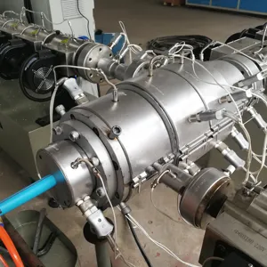 Máquina de fabricación de tubos de plástico HDPE PE PPR de fibra de vidrio de 20mm-63mm