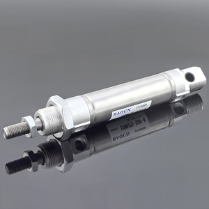 Cylindre miniature en acier inoxydable BAOCN DSNU à double action, composant pneumatique à connexion filetée - Product Image 1
