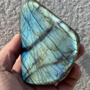 High Quality Natural Healing Crystal Stone High Glitter Large Labradorite Freeform for Decoration