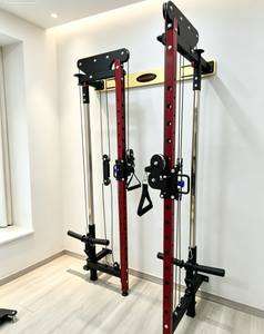 Rack de musculation mural pliable et réglable avec <span class=keywords><strong>poulie</strong></span> à câble pour entraînement de force à domicile - Product Image 1