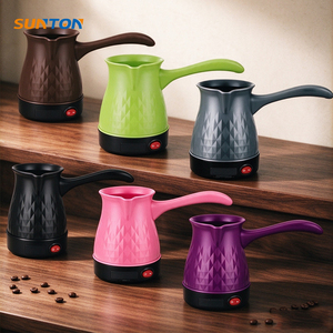 SUNTON factory wholesale <b>traveling</b> camping outdoor activities turkish stainless steel electric pour over coffee <b>kettle</b> - Product Image 2