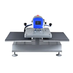 High efficiency 16x20 pneumatic automatic t-shirt printing double stations sublimation heat press machine