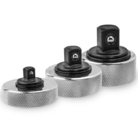 Jeu de clés à cliquet à main 1/4 3/8 1/2 pouces, cliquet réversible, embout de douille à doigt, cliquet compact à molette pour espaces restreints