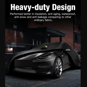 Housses de voiture <span class=keywords><strong>sur</strong></span> mesure pour Tesla Model 3 2020-2024, résistantes, imperméables, protection UV, <span class=keywords><strong>couverture</strong></span> extérieure complète pour toutes les saisons - Product Image 3
