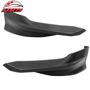 เหมาะสำหรับ Honda Civic 2 ประตู คูเป้ ปี 2014-2015 ชุดแต่งกันชนหน้าทรง HF-P สีดำดิบ - Product Image 1