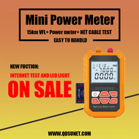 Mini-mesureur de puissance optique portable avec fonction VFL, mesureur de puissance de fibre optique OPM 5 km -70~+6 dB