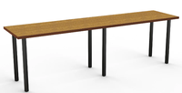 Table basse d'extérieur en surface solide HPL décorative, meubles stratifiés, imperméable, ignifuge, anti-rayures, école, hôtel, restaurant