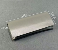 Étui à lunettes en cuir PU souple personnalisé avec logo, forme rectangulaire, style simple, pour lunettes de lecture et lunettes de soleil, dimensions 6 pouces et plus