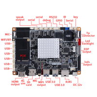 Android OS 7.1 RK3399 USB3.0 EDP Lvds 4G Module Android ARM Digital Signage Tablet Android Board Mainboard