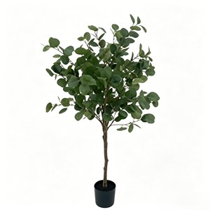 Wholesale <b>Artificial</b> Eucalyptus Leaves Garland Greenery Plant for Home Office Shelf Wedding Party Decor - Product Image 1