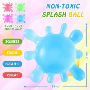 Juguete Antiestrés, Bola Sensorial de Azúcar de Caramelo con Forma de Cubo de Hielo, Material TPR, para Aliviar la Ansiedad y el Estrés en Personas con Autismo, para Mayores de 14 Años - Product Image 2