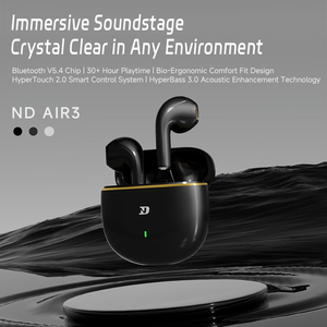 ND Air 3 Design Bio-Ergonomico Comfort Fit Sistema di Controllo Intelligente HyperTouch 2.0 Tecnologia di Miglioramento Acustico HyperBass 3.0 - Product Image 2