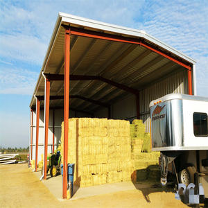 עיצוב קיר פתוח בסגנון בנייה מהירה מהירות טרומית מבנה פלדה אסם/בניין האנגר עם שיכת בידוד - Product Image 2