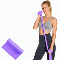 Banda de Resistencia de Látex para Yoga, Estiramiento, Ejercicio, Bandas Elásticas para Fitness, Gimnasio, Pilates, Entrenamiento, Venta al por Mayor