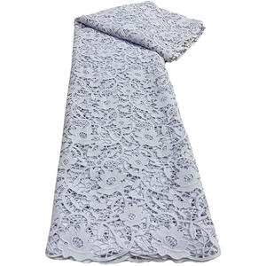 Dentelle Guipure noire dentelle ajourée dentelle broderie tissu suisse dentelle femme africaine robe de mariée robe de soirée robe de soirée - Product Image 3