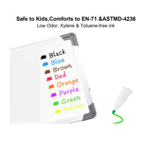 Ensemble de marqueurs pour <span class=keywords><strong>tableau</strong></span> <span class=keywords><strong>blanc</strong></span> X515 pour enfants avec logo personnalisé, pointes en <span class=keywords><strong>feutre</strong></span> <span class=keywords><strong>non</strong></span> toxiques, encre noire, gomme, <span class=keywords><strong>tableau</strong></span> <span class=keywords><strong>blanc</strong></span> - Product Image 5