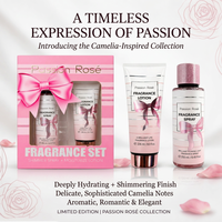 Ensemble de parfums, lotion pour le corps et spray parfumé, parfum camélia, soin hydratant scintillant pour le corps, coffret cadeau pour femmes