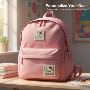 Garment Accessories Private Wholesale Custom Brand <b>Name</b> Logo Damask Woven Tags for Clothing - Product Image 4