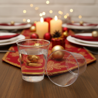 Verres à shot jetables transparents et rigides écologiques pour Halloween, Thanksgiving, Noël, anniversaire, fête, 1 oz, 1,5 oz, 2 oz, 2,5 oz, 3 oz