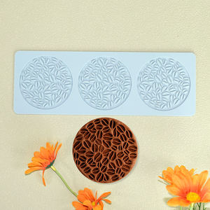 Tapis en silicone AK Coffee Tullie pour <span class=keywords><strong>crêpes</strong></span>, pâtisseries, moule rond pour biscuits et chocolat, outil de décoration de gâteaux, moules LFM-518 - Product Image 6