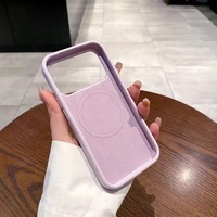 Coque de téléphone magnétique en silicone liquide pour femmes et hommes, compatible avec iPhone 17 Pro Max, Air 16, 15, 14 – Accessoires de protection pour téléphone – Vente en gros