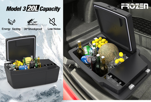 Réfrigérateur vertical 12V pour coffre de Tesla Model 3, parfaitement adapté au coffre pour le <span class=keywords><strong>camping</strong></span> et les congélateurs. - Product Image 5