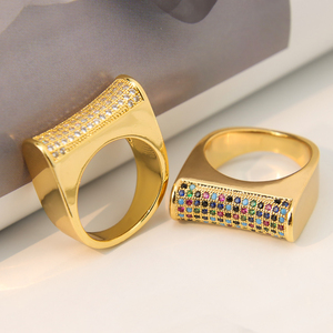 Jewelry <strong>Arabic</strong> Hiphop Finger Non Tarnish Chunky <strong>Rings</strong> Zirconia <strong>Ring</strong> Women - Product Image 6