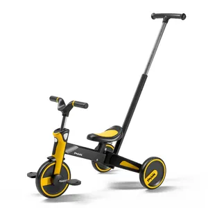 Purorigin OEM Atacado multi-função peso leve equilíbrio carro baby walker scooter dobrável 4 em 1 crianças triciclo carros de brinquedo
