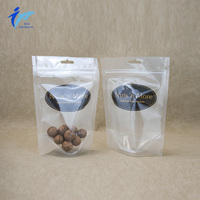Sachets transparents à fond plat, thermoscellables, imprimés sur mesure pour produits en poudre et aliments secs, vente en gros directement du fabricant