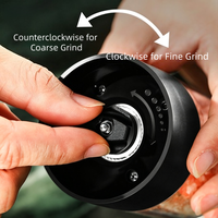 Molino de Especias Portátil Recargable por USB, Carga Rápida, con Cuchilla de Molienda Potente, Molino de Especias Eléctrico
