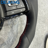 Volant en cuir multifonction pour VW Volkswagen MK5 MK6 MK7 MK7.5 Golf 6 7 R Gti Polo Passat B8 Amélioré Plug and Play
