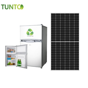 Réfrigérateur <span class=keywords><strong>solaire</strong></span> Tunto Green Power, prix usine, OEM/ODM, 12VDC, 86L, 2 portes, refroidissement par compresseur DC, <span class=keywords><strong>panneau</strong></span> <span class=keywords><strong>solaire</strong></span>, batterie au lithium - Product Image 4