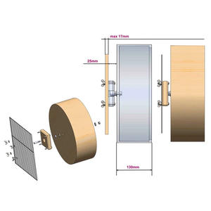 Roue d'exercice en <span class=keywords><strong>bois</strong></span> pour chinchillas, montable, <span class=keywords><strong>maison</strong></span> pour animaux de compagnie - Product Image 5