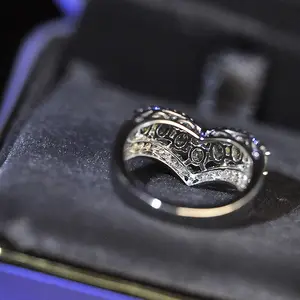 Nische handgemachte Einsatz ovalen Schnitt natürlichen Peridot Silber Schmuck Zirkon Edelstein Frauen Ring