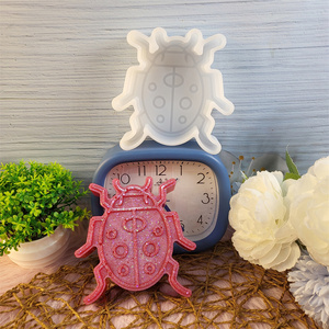 Handmade Resin Casting <b>Molds</b> for DIY Decorative Ornaments Ins Style <b>Silicone</b> Seven-Star Ladybug <b>Mold</b> X0147 <b>Cake</b> Tools - Product Image 2