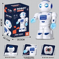 Robot Pintar Lintas Batas yang Dapat Dikendalikan dari Jarak Jauh, Menari, Menceritakan Cerita, Menyalakan Musik, Berputar 360 Derajat, Mainan Edukasi Dini dari Plastik