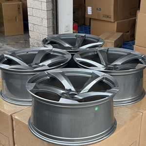Cerchi Forgiati Monoblocco a 5 Razze Personalizzati in Grigio Antracite 5x112 5x100 18 19 <span class=keywords><strong>20</strong></span> <span class=keywords><strong>21</strong></span> <span class=keywords><strong>22</strong></span> <span class=keywords><strong>23</strong></span> Pollici per Audi A3 8V A4 B8 B9 VW Golf Mk7 Passat - Product Image 5