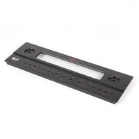 Fabricant chinois de panneaux avant d'amplificateur audio sur mesure, usinés par CNC, plaque frontale en aluminium, panneau avant en aluminium