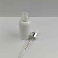 Capuchon compte-gouttes en verre aluminium-plastique brillant 18/410 avec impression en soie