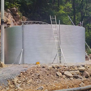 Factory YUNMA Hot Galvanized Steel <b>Fish</b> <b>Tank</b> High-Standard Prefabricated <b>Round</b> Reservoir 5m-1000m Capacity for <b>Fish</b> Farming - Product Image 1