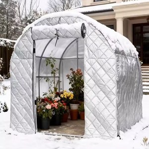 Serre domestique avec cadre et couverture en coton, abri pour <span class=keywords><strong>plantes</strong></span> <span class=keywords><strong>d</strong></span>'<span class=keywords><strong>extérieur</strong></span> en <span class=keywords><strong>hiver</strong></span>, couverture pour garder au chaud, couverture pour caméra de jardin - Product Image 1