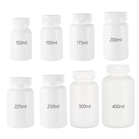 30ml 100ml 120ml Mini Grande Bouteille de Médecine PE Vide Bouteilles en Plastique Rondes Blanches pour Pilule Capsule Vitamine Tablette