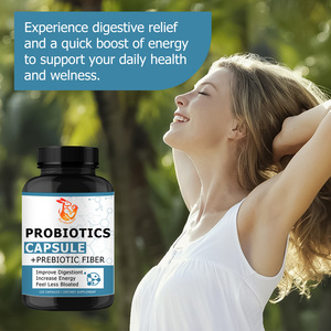 Capsules Probiotiques Naturelles à Base de Plantes les Plus Vendues avec Superblend Nutrimental Prebiotic Intelligence Triplex pour Soulager les Ballonnements et les Gaz - Product Image 5