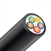 Cable Aislado de PVC VV de 4 Núcleos y 10-300 mm² para Transmisión de Energía Industrial