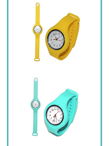 Factory direct supply of cross-border silicone quartz watches children's gifts student gifts green and white wristwatches - Product Image 3