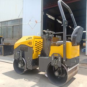 מכונות בנייה 2 טון 3 טון 4 טון 5 טון דיזל או בנזין מיני מדחס כבישים רולר רכיבה על אספלט עם צמיגי גומי - Product Image 6