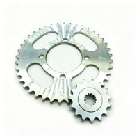 Kit de chaîne et pignons de transmission pour moto, ensemble de chaînes avant et arrière pour GN250 250cc, pièces de rechange pour transmission