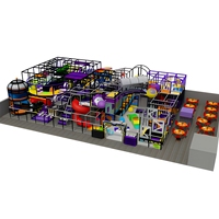 Área de Juegos Interior para Niños, Castillo Inflable, Centro de Juegos con Temática de Jungla, Área de Juegos para Niños Pequeños, Fabricante de Equipos de Entretenimiento FEC