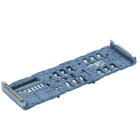 Connecteur de carte SIM Micro SIM TF Trans Flash Micro SD de type SMD SMT Push Pull pour carte SIM trois en un